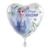 Foliový balonek Krásné narozeniny Ledové království - Elsa CZ - 43 cm