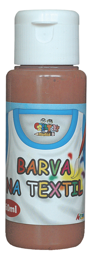 Barva na textil 60 ml - hnědá (burnt sienna)