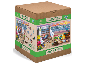 Dřevěné puzzle - Letní čas XL1010 dílků