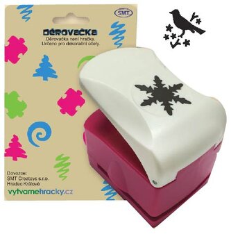 Děrovačky ozdobné 32 mm - ptáček na větvi