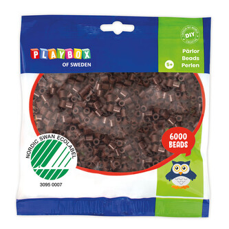 Zažehlovací korálky - 6 000 ks - hnědé Zažehlovací korálky - 6 000 ks - hnědé
