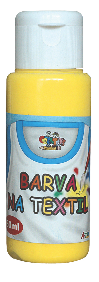 Barva na textil 60 ml - žlutá