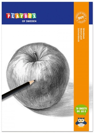 Skicovací blok A4, 70 listů