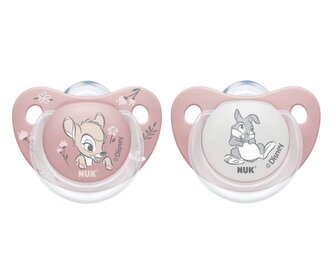 418306 SMOCZEK SILIKONOWY DISNEY BAMBI 0-6 2SZT 528554, 175003
