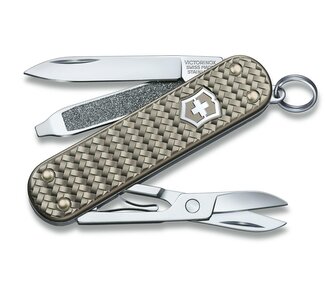Victorinox 0.6221.4031G Classic SD Precious Alox Infinite Grey multifunkčný nôž 58mm, šedá