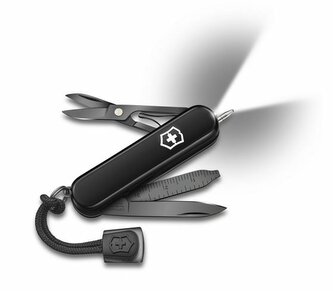Victorinox 0.6226.31P Signature Lite Onyx Black multifunkčný nôž 58 mm, čierna, 7 funkcií