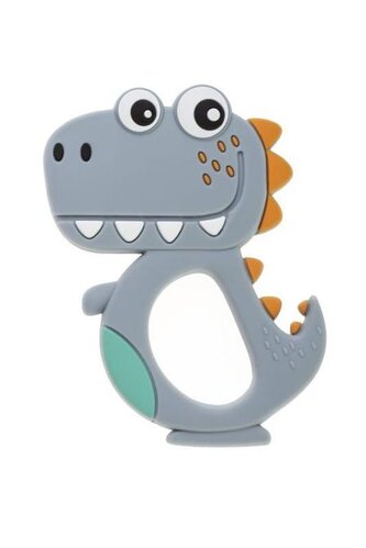 5055 GRYZAK DINO SILIKONOWY SZARY BOC0505