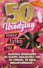 Karnet Urodziny z nakładką na butelkę 50