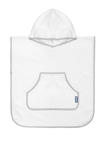 PONCZO KĄPIELOWE - BIAŁY