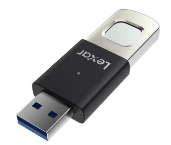 Lexar flash disk 128GB - Fingerprint F35Pro USB 3.2 (čtení/zápis: 400/350MB/s)