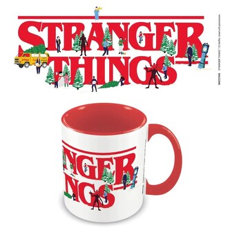 Hrnek Stranger Things 4 - Christmas Logo, 0,3 l