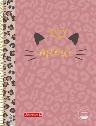 Studentský blok, 90g/m2, 80 listů, spirála, perforace