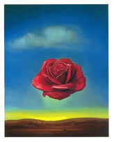 Umělecký tisk Meditující růže, 1958, Salvador Dalí, 60 × 80 cm