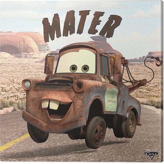 Obraz na plátně Cars - Mater, 2 cm - 40×40 cm