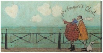 Obraz na plátně Sam Toft - Her Favourtie Cloud, 2 cm - 60×30 cm