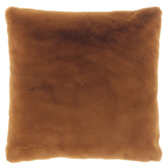 Sametově hebký polštář Lonne hnědý