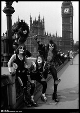 Plakát, Obraz - Kiss - London, May 1976, 59.4 × 84 cm
