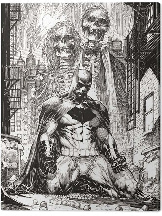 Obraz na plátně DC Comics - Batman Haunted, 2 - 60×80 cm