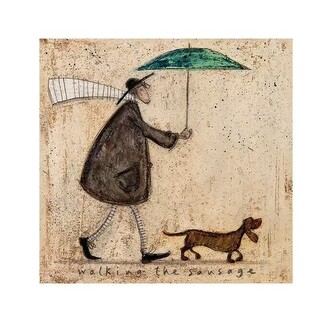 Umělecký tisk Sam Toft - Walking The Sausage, 40 × 40 cm