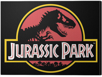 Obraz na plátně Jurassic Park - Classic Logo, 2 - 60×80 cm