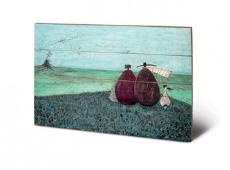 Dřevěný obraz Sam Toft - The Same as it Ever Was, 29.5 × 20 cm