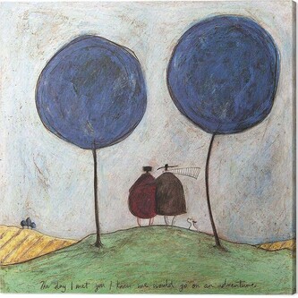 Obraz na plátně Sam Toft - The Day I Met You, 2 cm - 30×30 cm