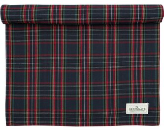 Běhoun na stůl Dagmar Dark Blue 45x140