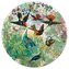 EEBOO Kulaté puzzle Kolibříci 500 dílků