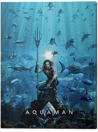 Obraz na plátně Aquaman - Teaser, 2 - 60×80 cm