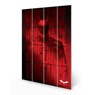 Dřevěný obraz The Batman - Vengeance, 40 × 59 cm