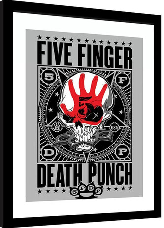 Obraz na zeď - Five Finger Death Punch - Punchangram, 34 × 44.2 cm