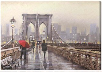 Obraz na plátně Richard Macneil - Brooklyn Bridge, 2 - 80×60 cm