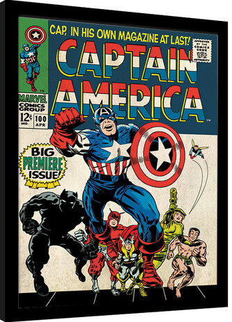 Obraz na zeď - Captain America - Premiere, 30 × 40 cm