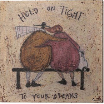 Obraz na plátně Sam Toft - Hold on Tight II, 2 cm - 40×40 cm