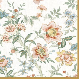 Papírový ubrousek Zen Garden White