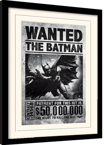 Obraz na zeď - Batman: Arkham Origins - Wanted, 34.3 × 44.5 cm
