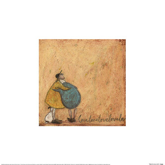 Umělecký tisk Sam Toft - Love Love Love Love Love, 30 × 30 cm