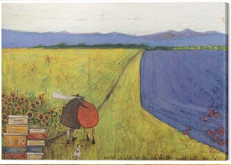 Obraz na plátně Sam Toft - I Would Walk to the End of the World With You, 2 cm - 80×60 cm