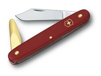Victorinox 3.9110 záhradnícky nôž 100 mm, červená, 2 funkcie