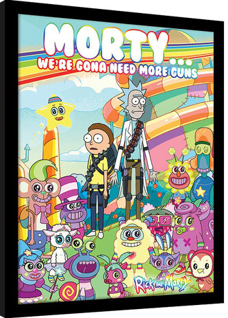 Obraz na zeď - Rick and Morty – Cuteness Overload, 30 × 40 cm