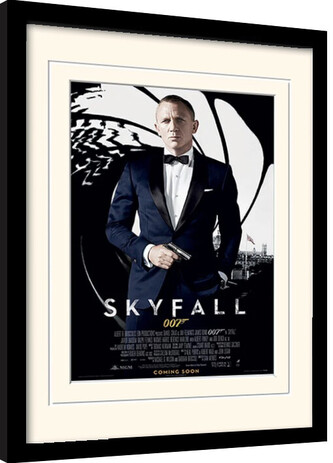 Obraz na zeď - James Bond - Skyfall, 34.3 × 44.5 cm