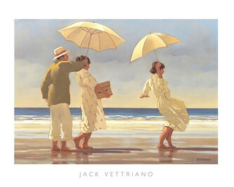Umělecký tisk The Picnic Party, 1992, Jack Vettriano, 50 × 40 cm