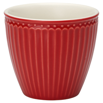 Porcelánový hrnek na latté Alice Red