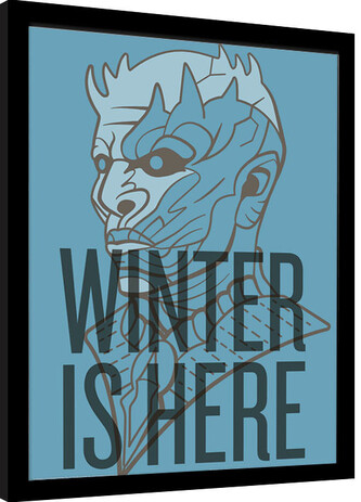 Obraz na zeď - Hra o Trůny (Game of Thrones) - Winter Is Here, 34.3 × 44.5 cm