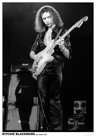 Plakát, Obraz - Ritchie Blackmore - US Tour 1974, 59.4 × 84.1 cm