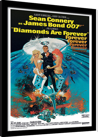 Obraz na zeď - James Bond - Diamonds are Forever 2, 30 × 40 cm