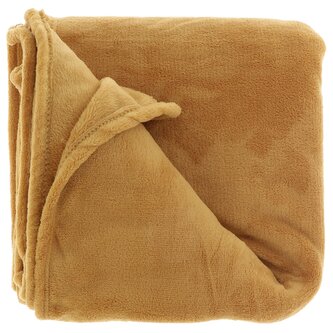 Elegantní deka Claudi karamelová
