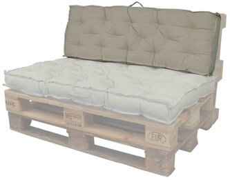 Opěrák na lavici Scandic šedohnědý