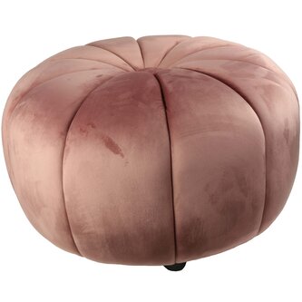 Designový taburet starorůžový velký