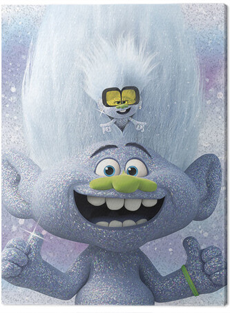 Obraz na plátně Trollové: Světové turné - Guy Diamond and Tiny, 2 - 40×50 cm